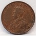 AUSTRALIA 1928 . ONE 1 PENNY . VARIETY . BROKEN 8